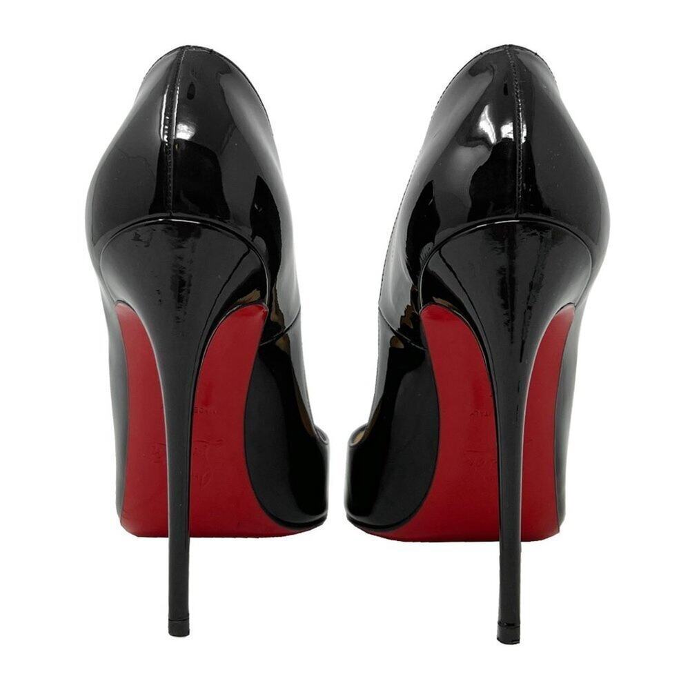 Christian Louboutin So Kate 120 Black Patent Leather Pumps – Size 37 - Picture 5 of 10